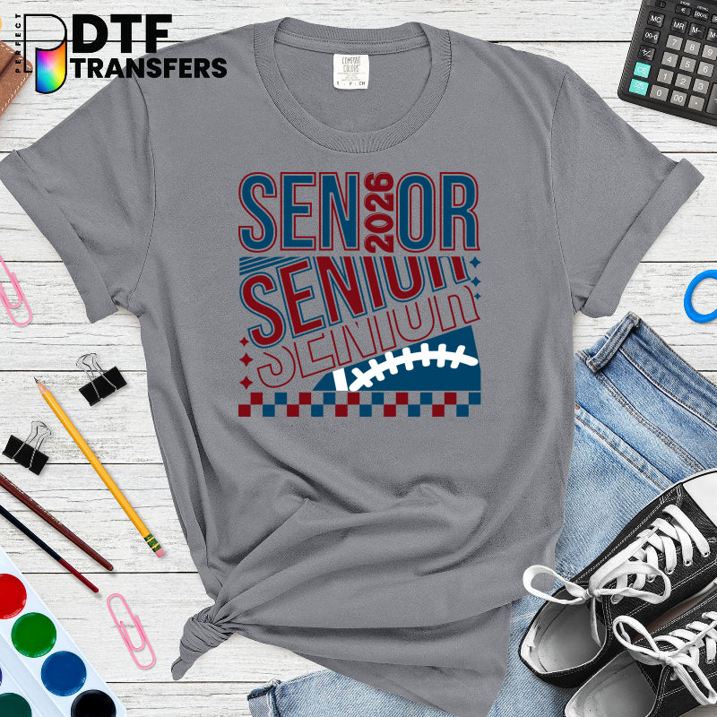 SENIOR 2026 Graduation Football – Teacher DTF Transfer