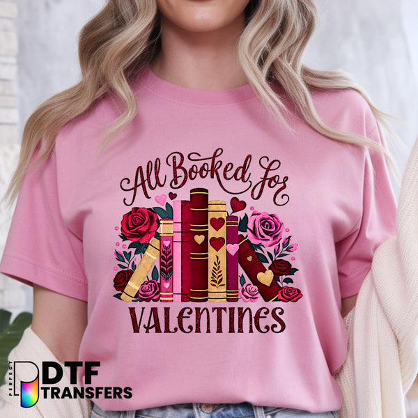 All Booked For Valentines – Teacher DTF Transfer