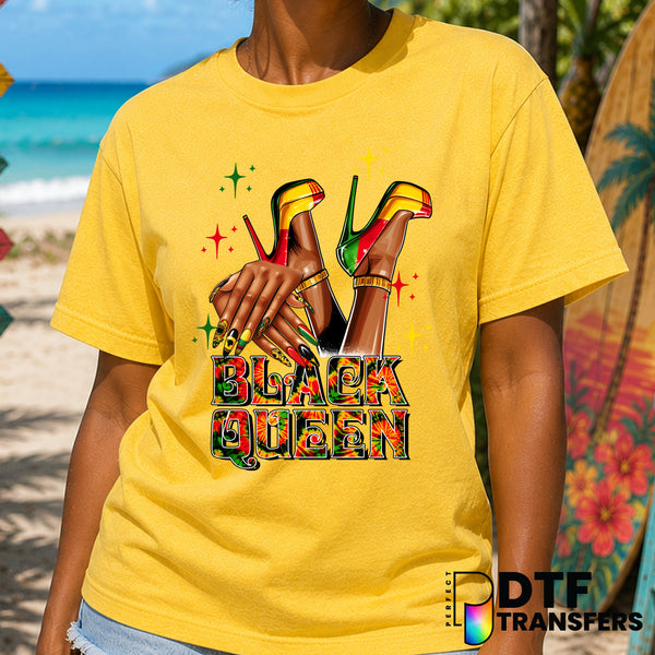 Black Queen – Black History Month DTF Transfer