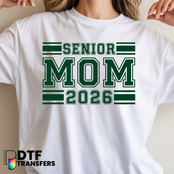 VINTAGE VARSITY SENIOR MOM 2026 – Teacher DTF Transfer