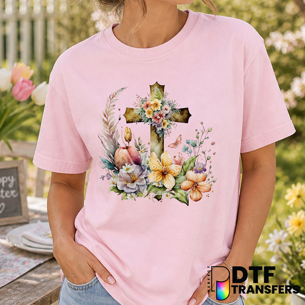He Is Risen – Easter DTF Transfer