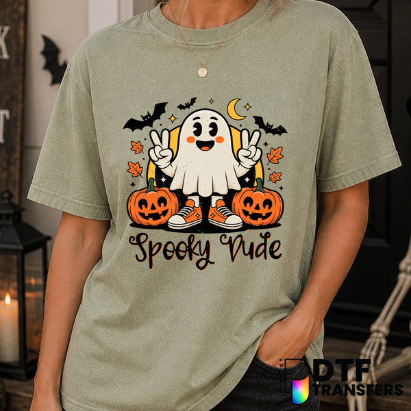 SPOOKY DUDE – Halloween DTF Transfer
