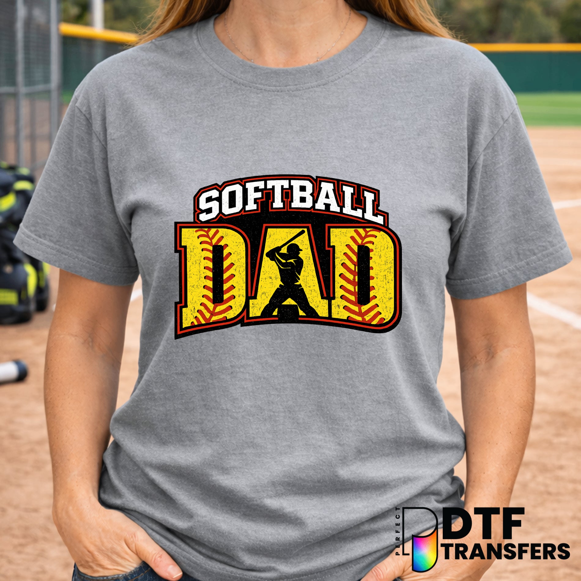 SOFTBALL DAD – Softball DTF Transfer