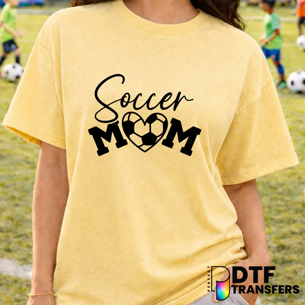 SOCCER MOM – Soccer DTF Transfer