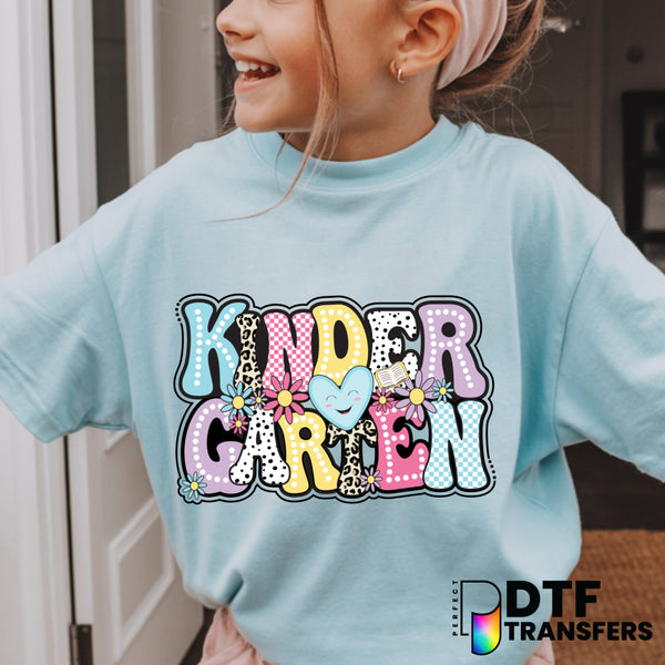 KINDERGARTEN WELCOME BACK TO SCHOOL – Teacher DTF Transfer