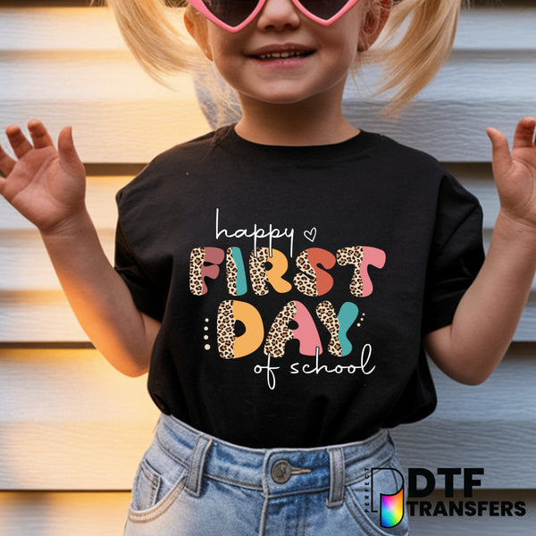 Happy First Day Of School – Teacher DTF Transfer