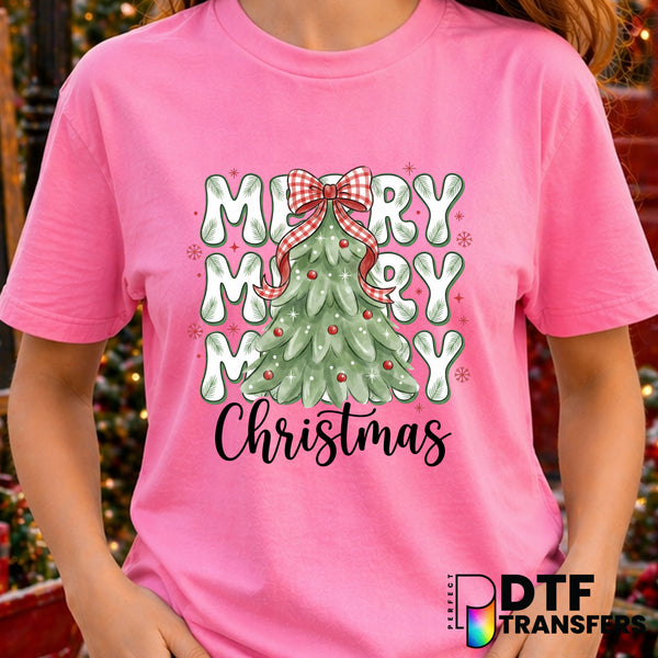 Merry Christmas – Christmas DTF Transfer