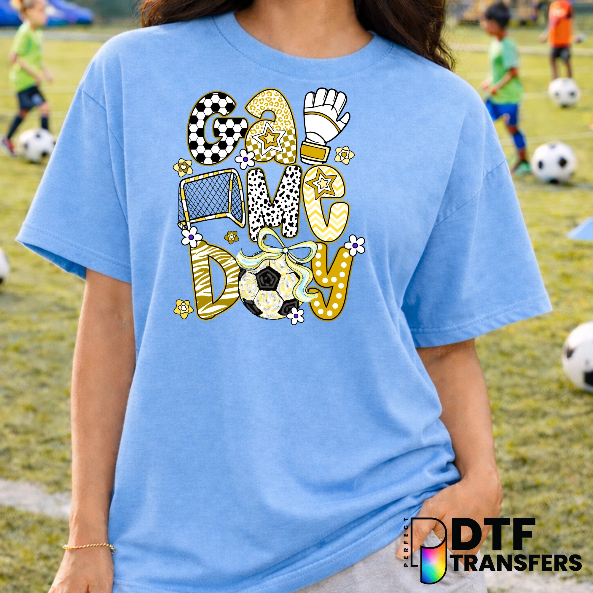 Distressed Soccer Ball – Soccer DTF Transfer