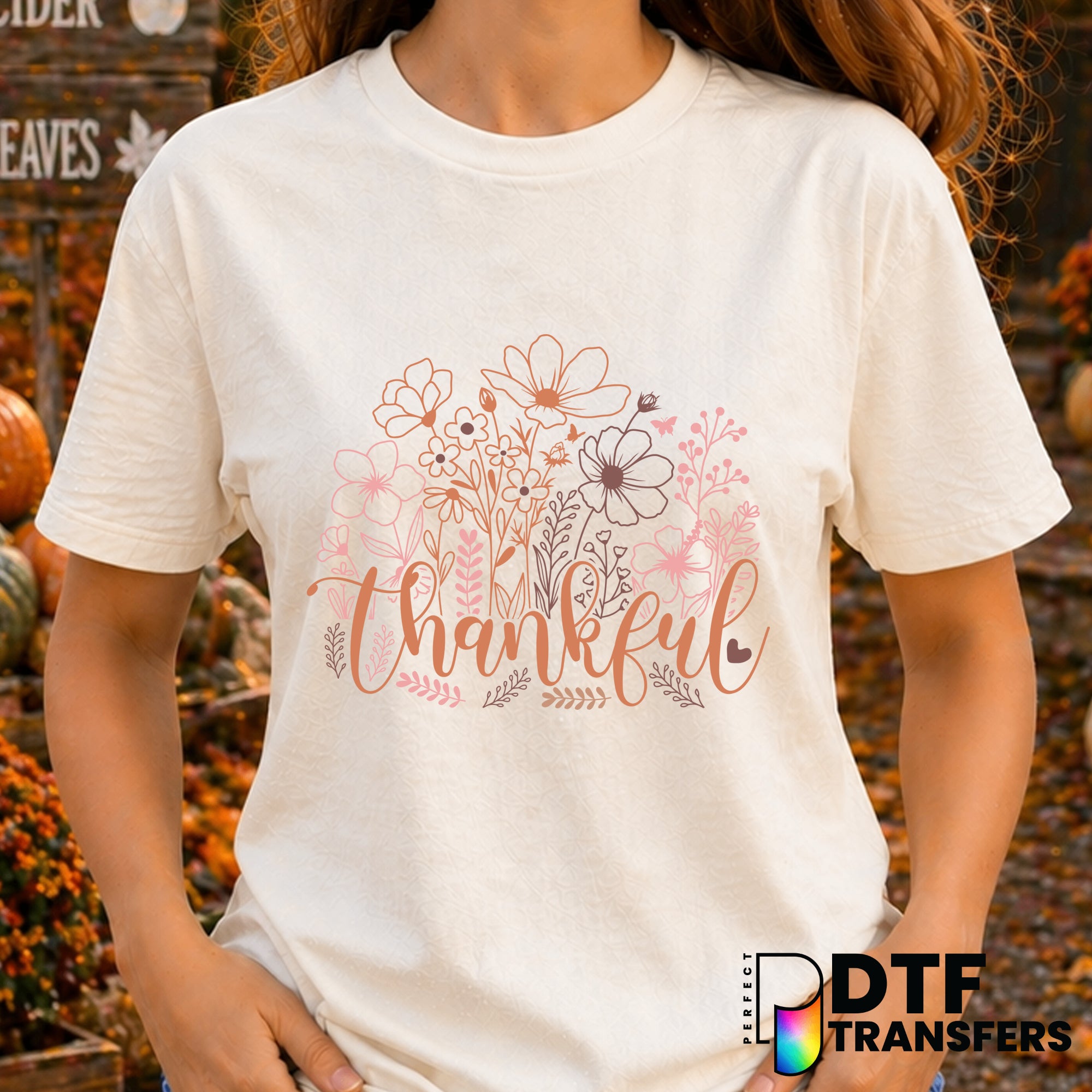 Thankful – Thanksgiving DTF Transfer