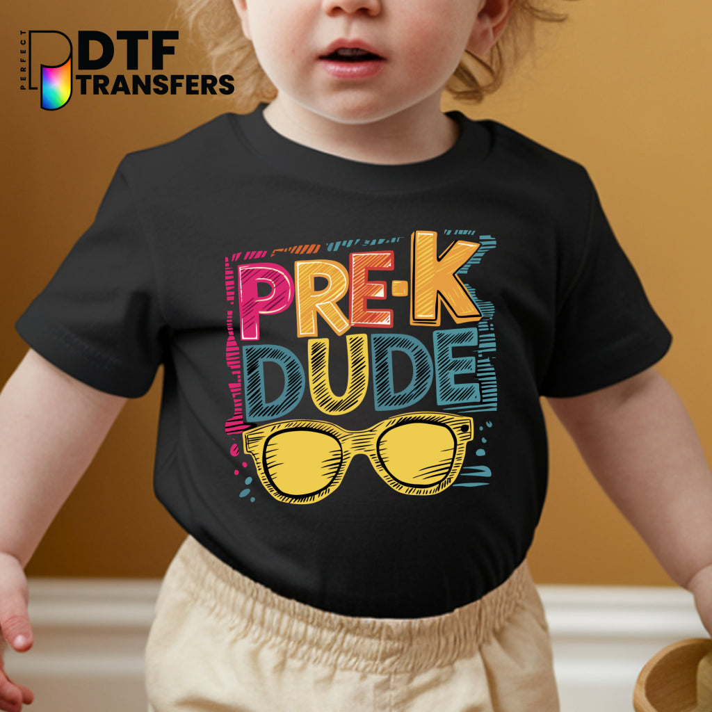 Pre-K Dude – Teacher DTF Transfer