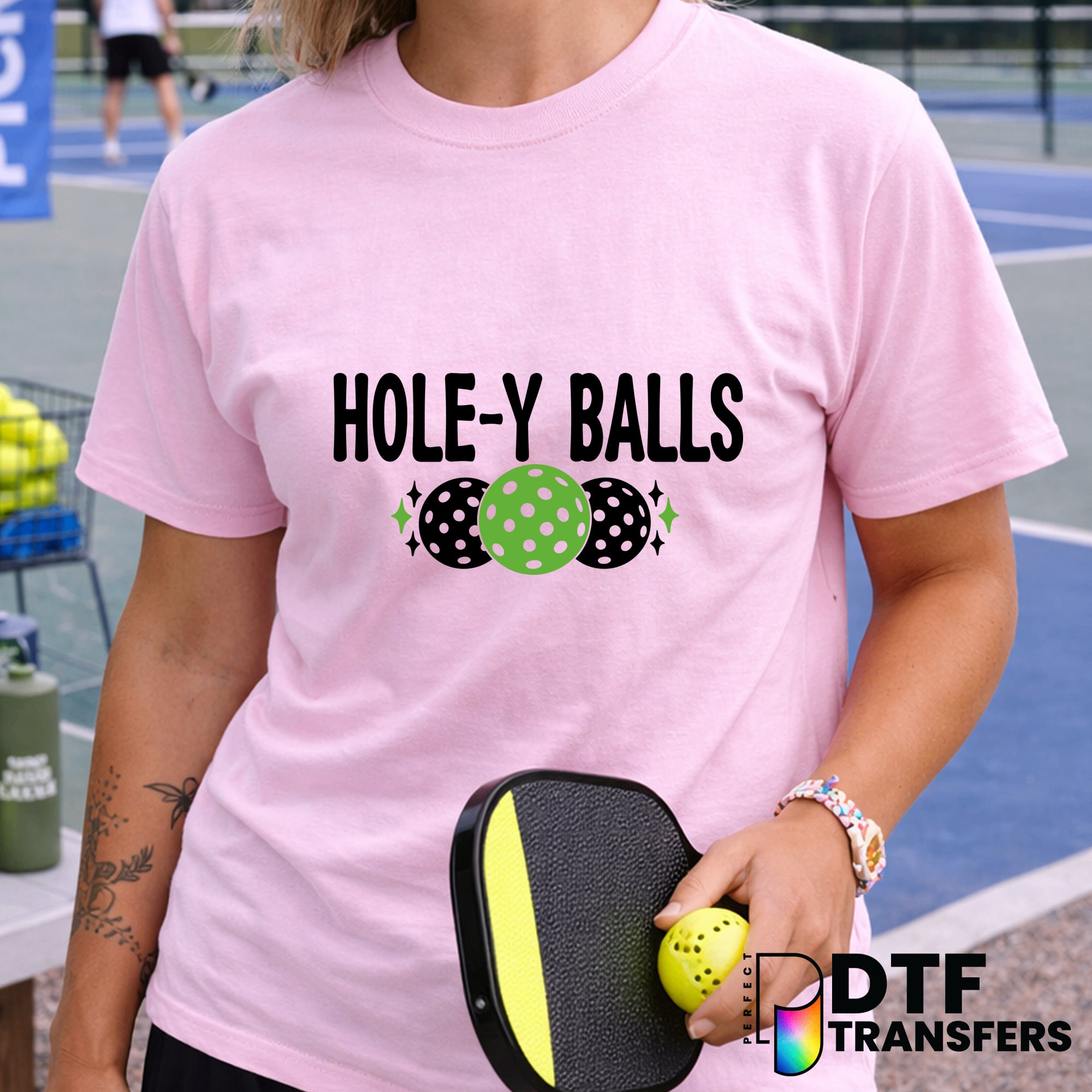 Hole-Y Balls – Pickleball DTF Transfer