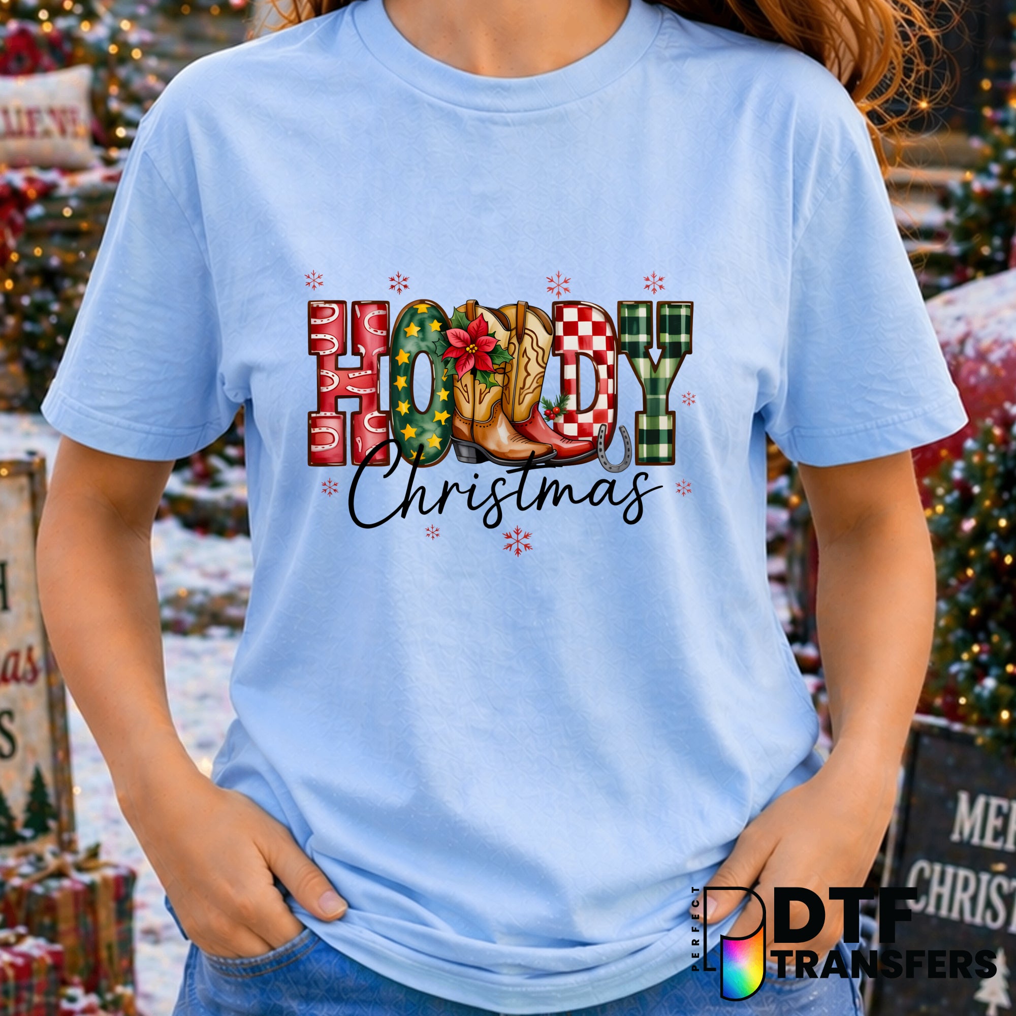 Howdy Christmas – Christmas DTF Transfer