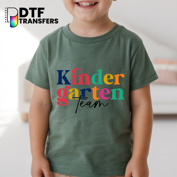 KINDERGARTEN TEAM PRE K – Teacher DTF Transfer