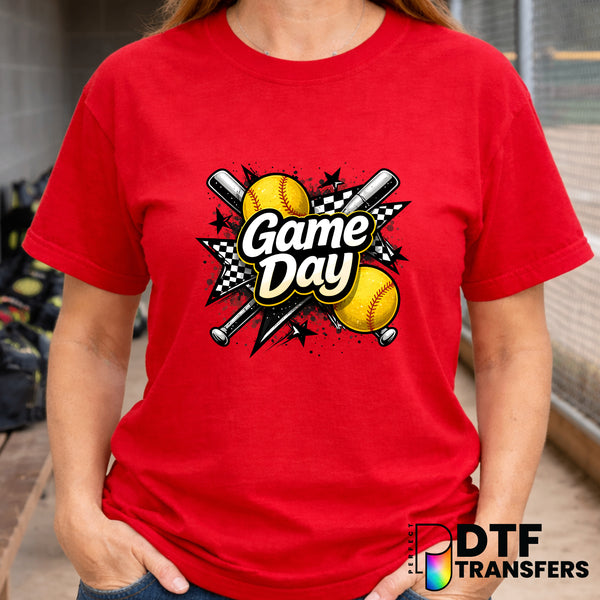 GAME DAY – Softball DTF Transfer