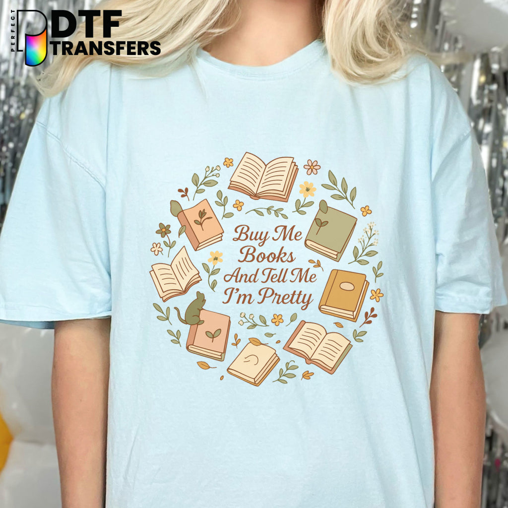 Buy Me Books And Call Me Pretty – Teacher DTF Transfer