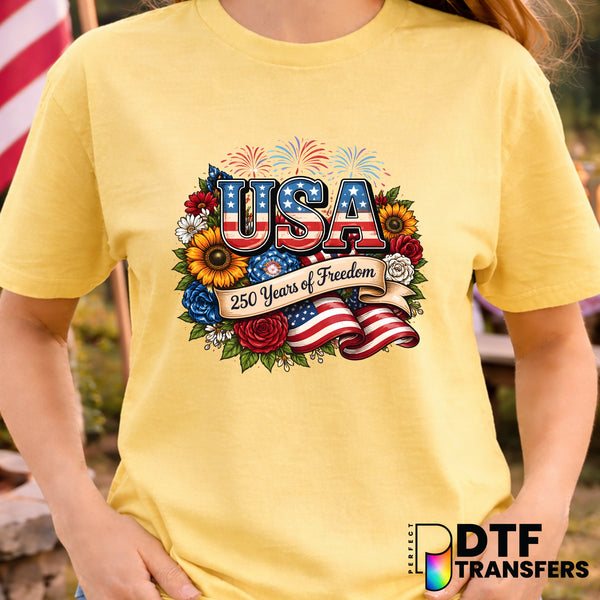 USA – Fourth of July DTF Transfer