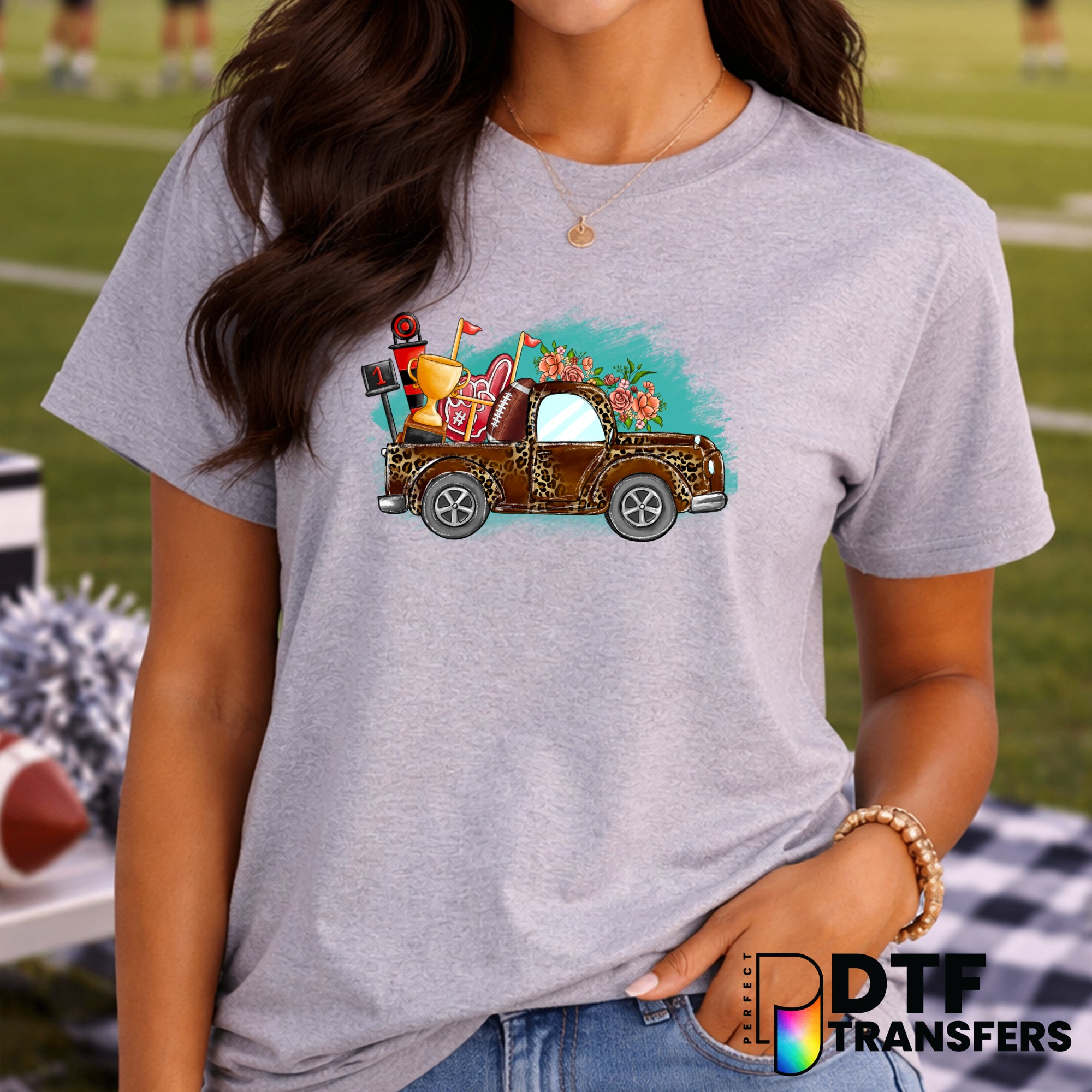 Football Truck – Football DTF Transfer