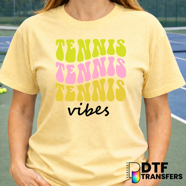 TENNIS VIBES – Tennis DTF Transfer