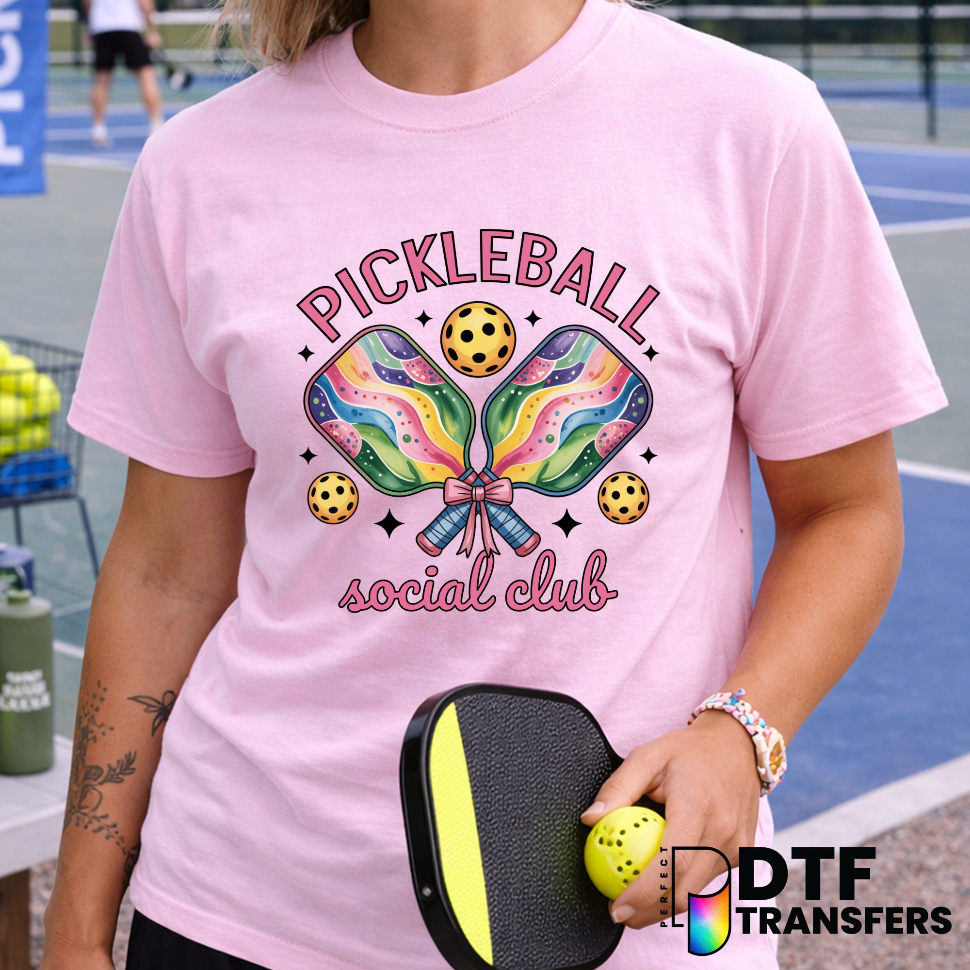 Pickleball Social Club – Pickleball DTF Transfer