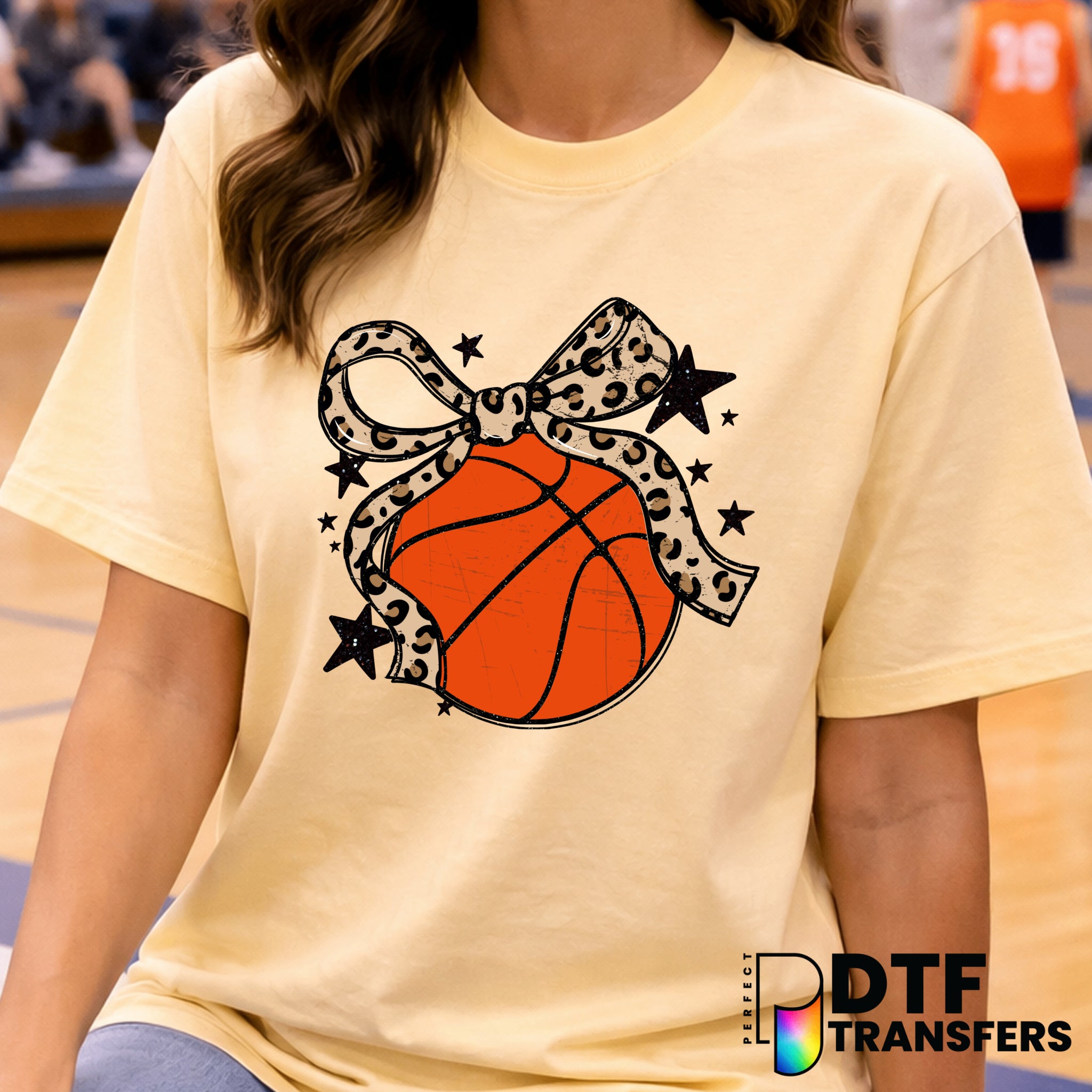 Leopard Coquette Basketball – DTF Transfer