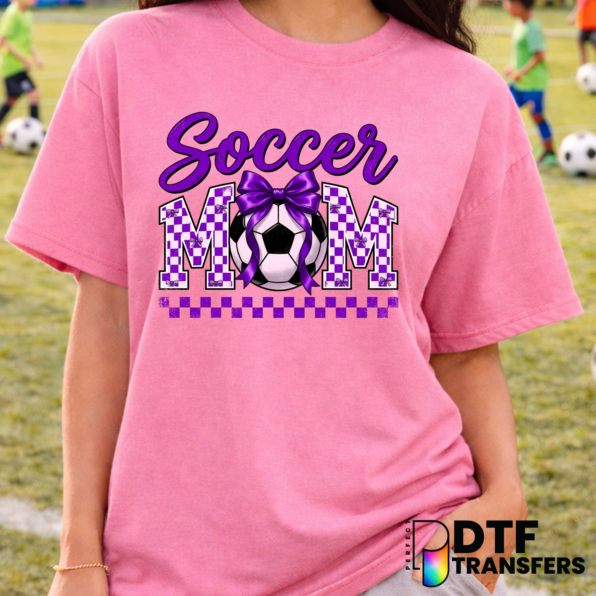 SOCCER MOM – Soccer DTF Transfer