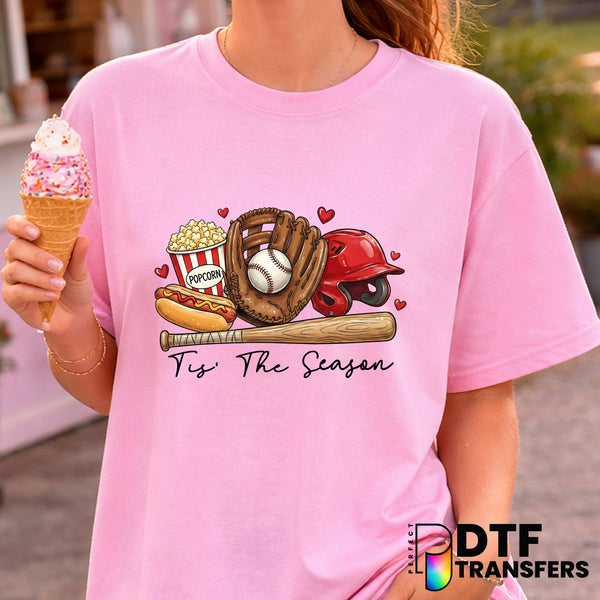 Tis The Season Baseball – Baseball DTF Transfer