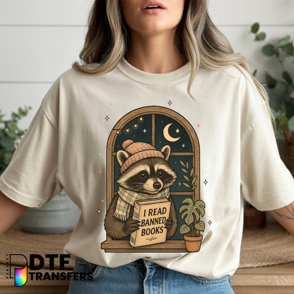 I READ BANNED BOOKS – Teacher DTF Transfer