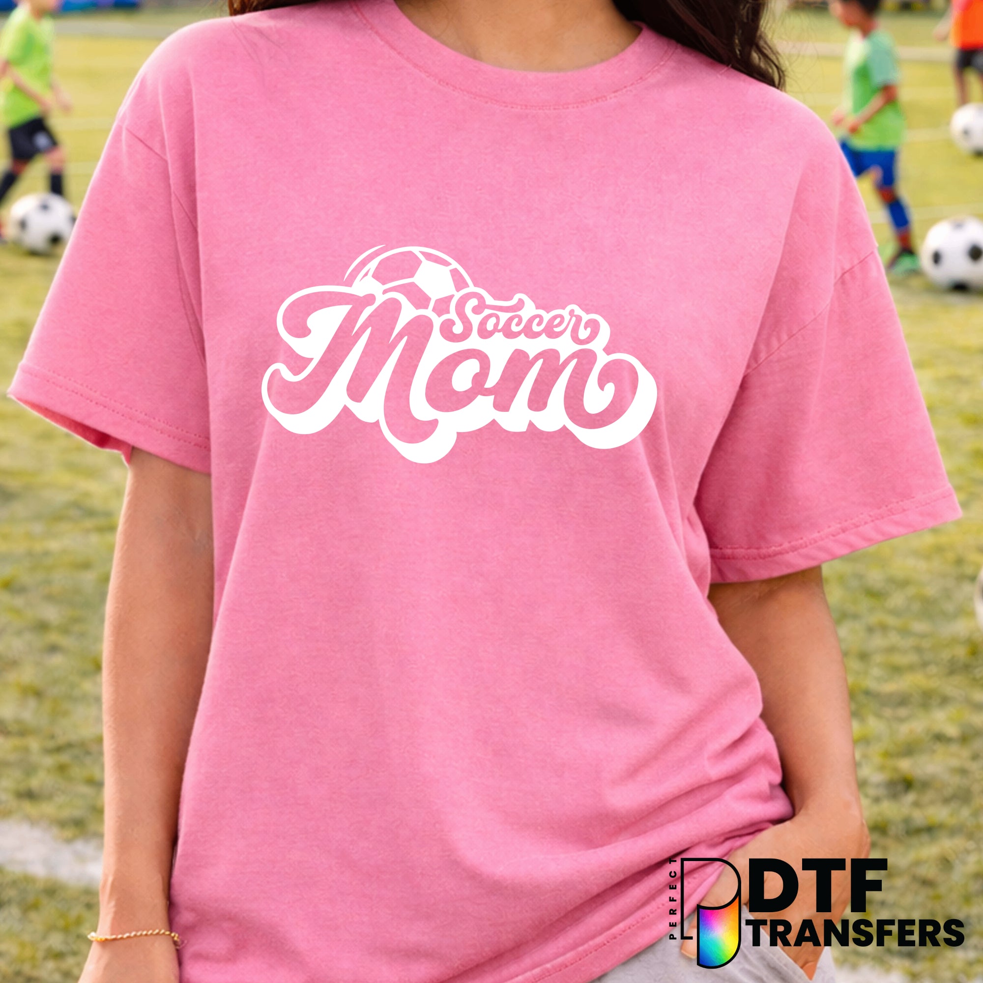 Soccer Mom – Soccer DTF Transfer