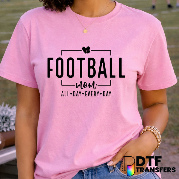 Football Mom All Day Every Day – Football DTF Transfer