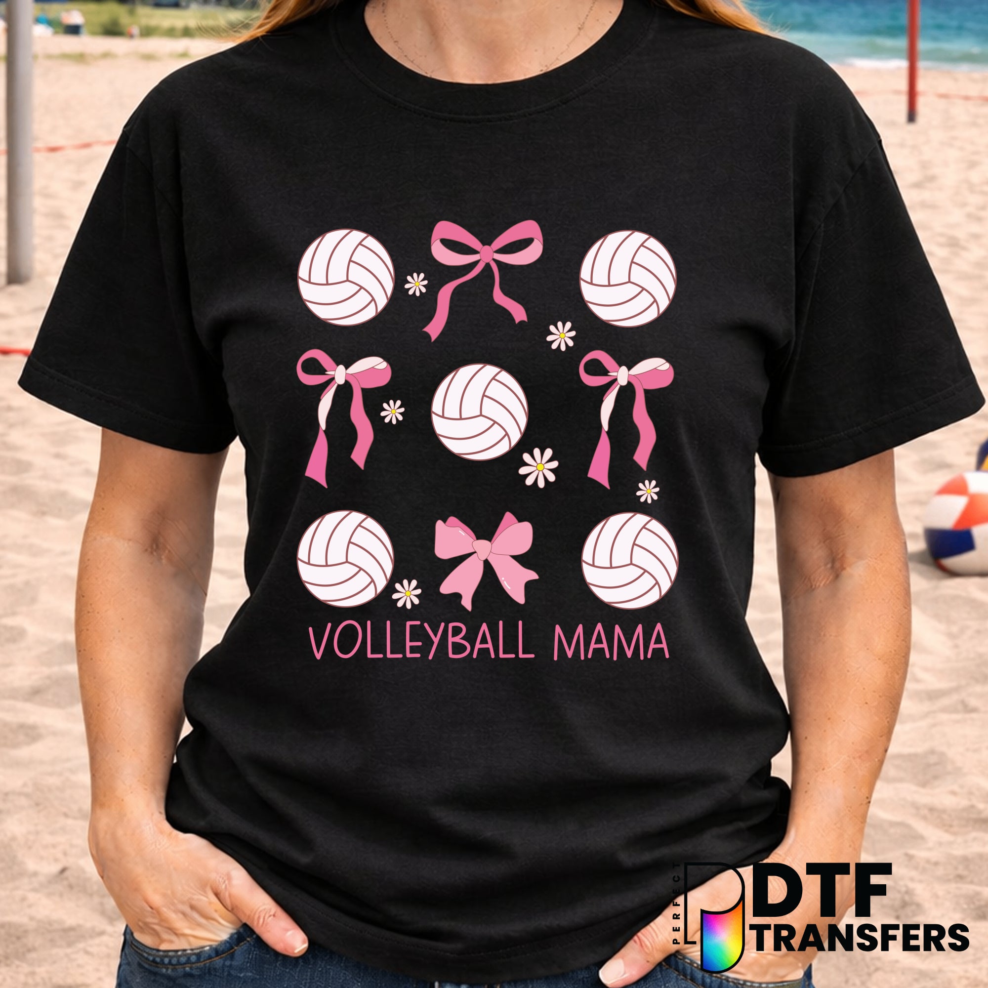 Volleyball Mama – Volleyball DTF Transfer