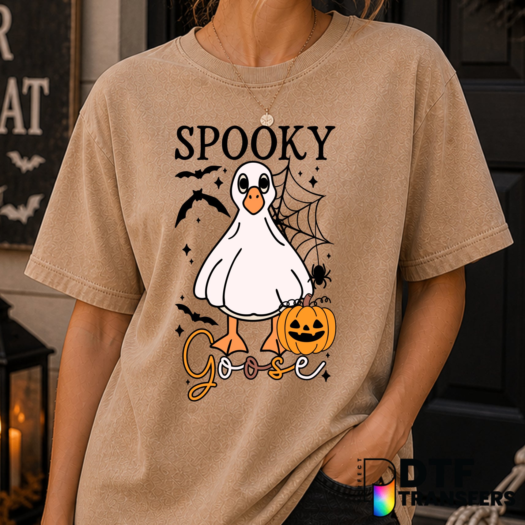 Spooky Goose – Halloween DTF Transfer