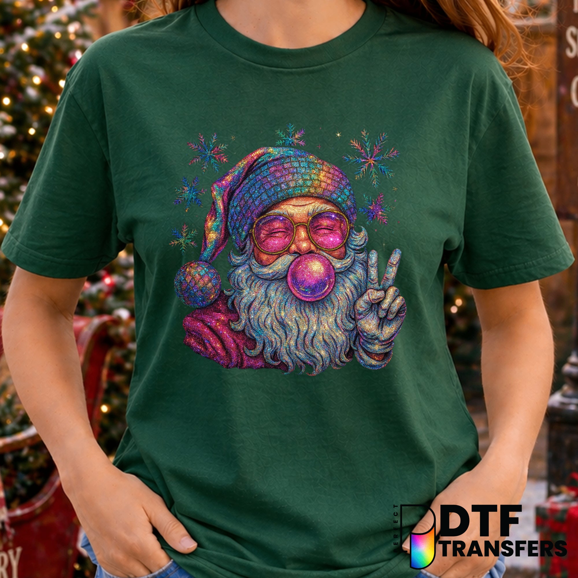 PEACE LOVE CHRISTMAS – Christmas DTF Transfer