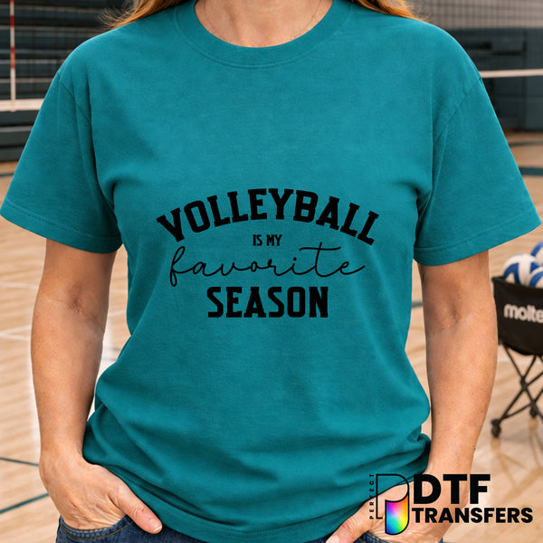 Volleyball is My Favorite Season – Volleyball DTF Transfer