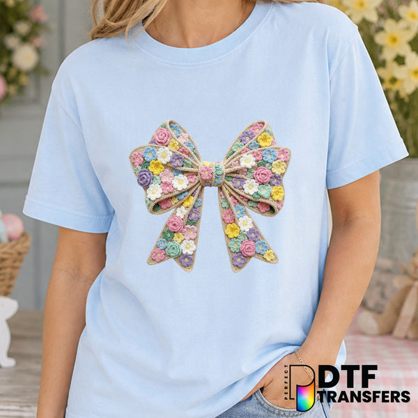 Faux Yarn Bunny Head – Easter DTF Transfer