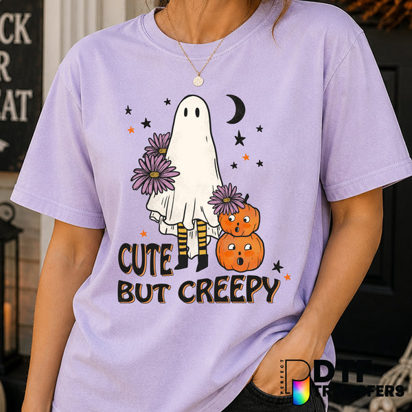 Cute But Creepy Ghost Halloween – DTF Transfer