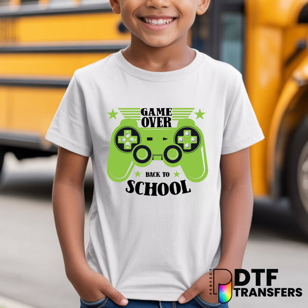 GAME OVER Back to School – Teacher DTF Transfer