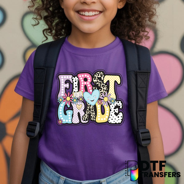 First Grade Welcome Back to School – Teacher DTF Transfer