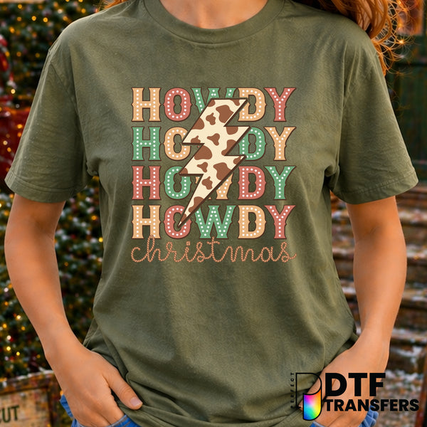 Howdy Christmas – Christmas DTF Transfer