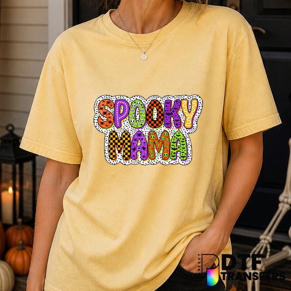 SPOOKY MAMA – Halloween DTF Transfer