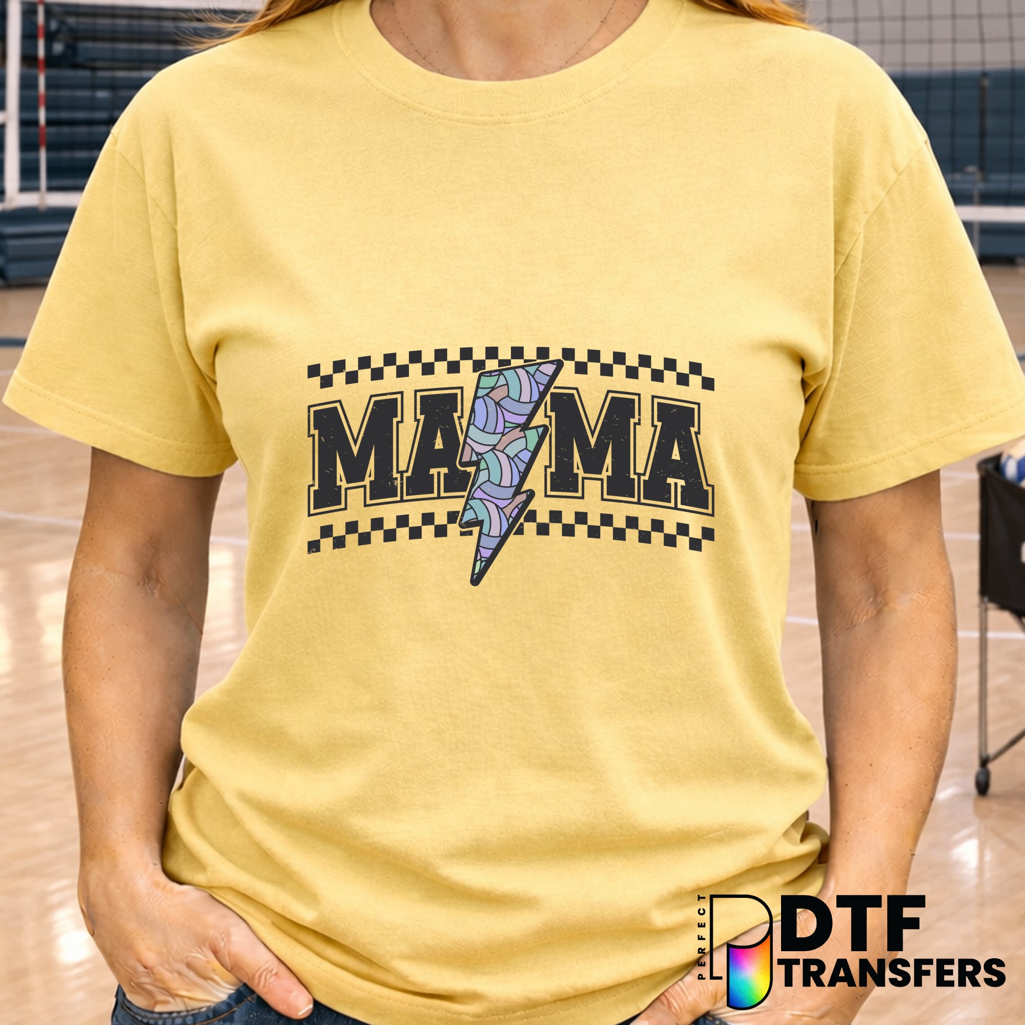 Retro Mama Volleyball – DTF Transfer
