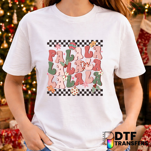 Fa La La La – Christmas DTF Transfer