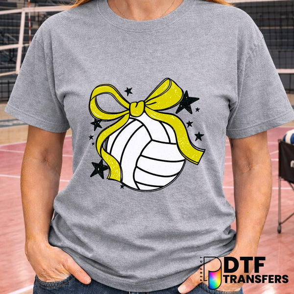 Coquette Volleyball Bow – DTF Transfer