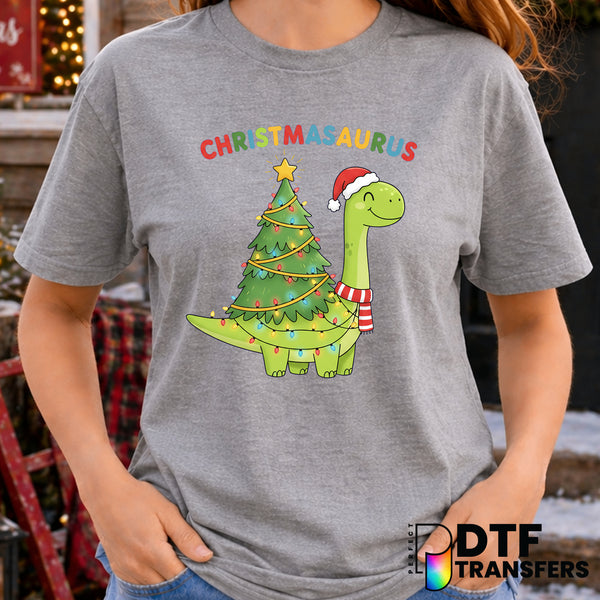 Merry Rex-mas – Christmas DTF Transfer