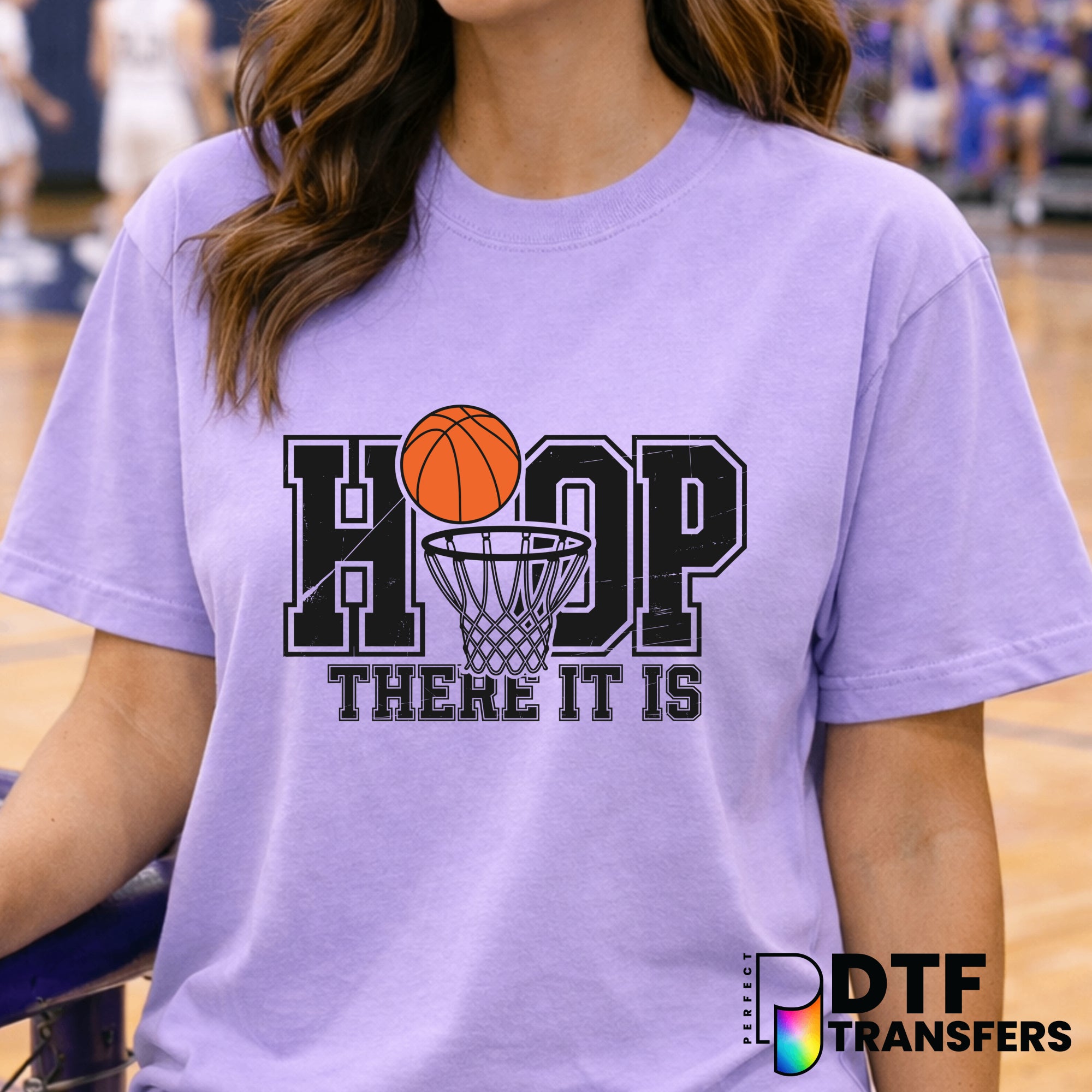 Hoop There It Is – Basketball DTF Transfer