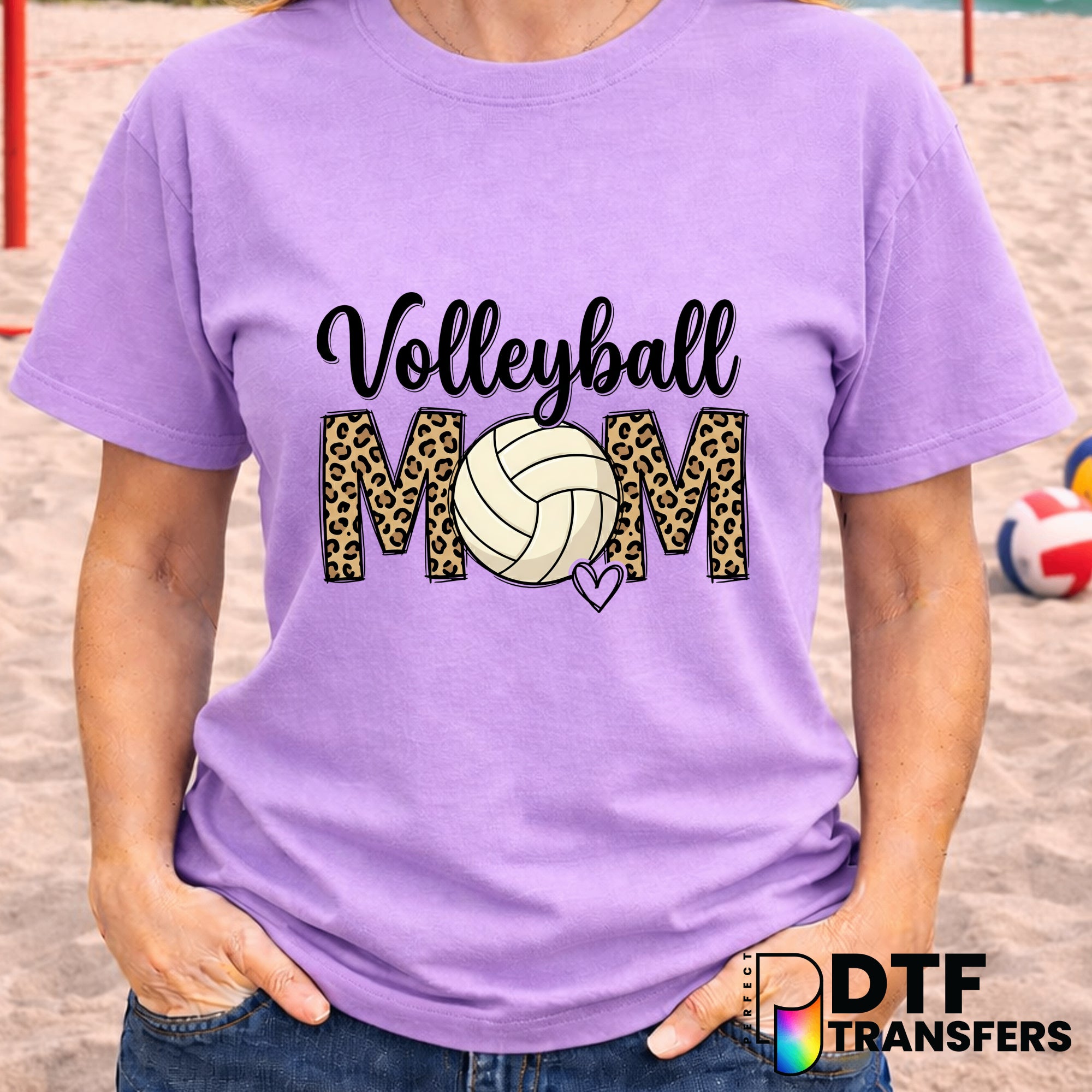 Volleyball MOM – Volleyball DTF Transfer