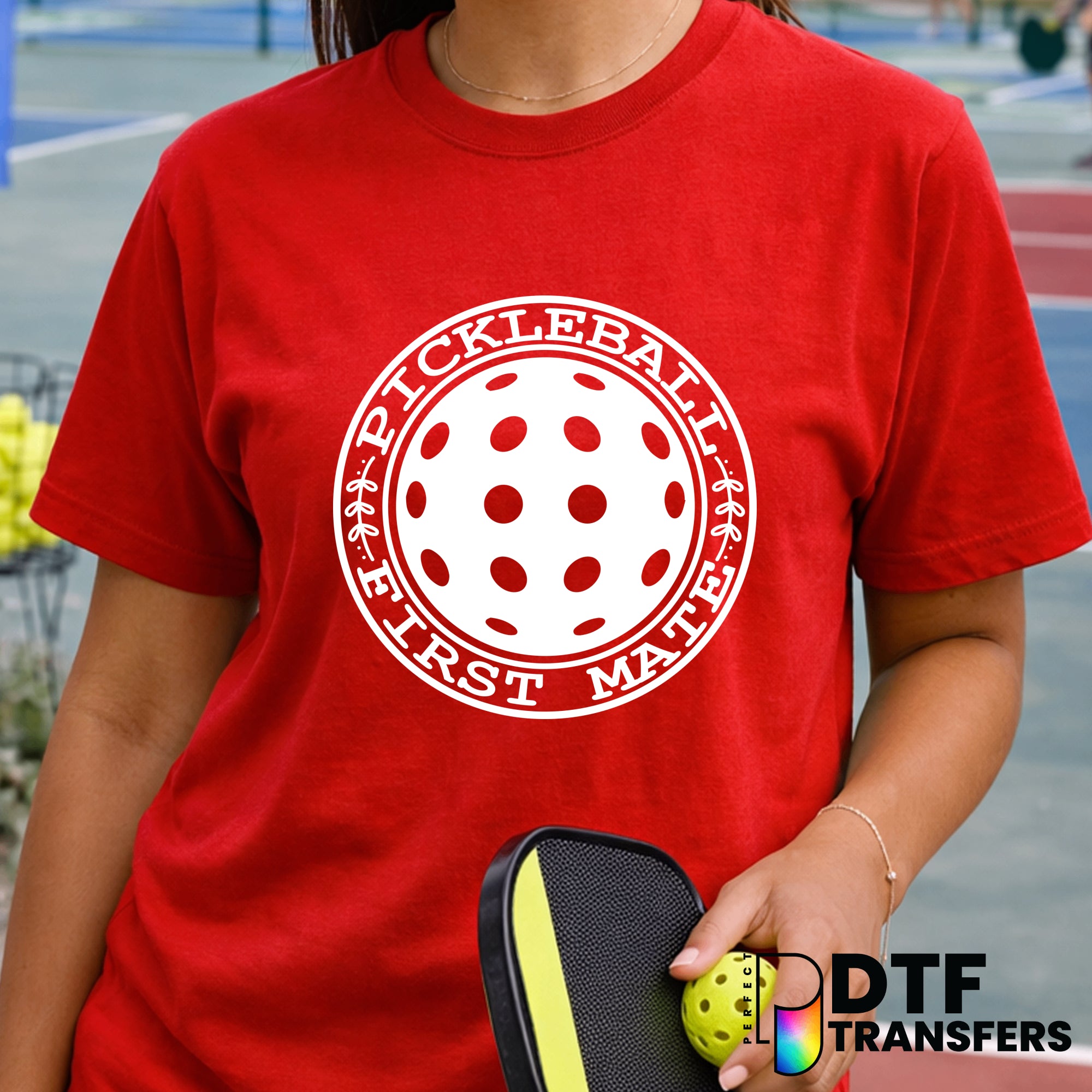 FIRST MATE – Pickleball DTF Transfer