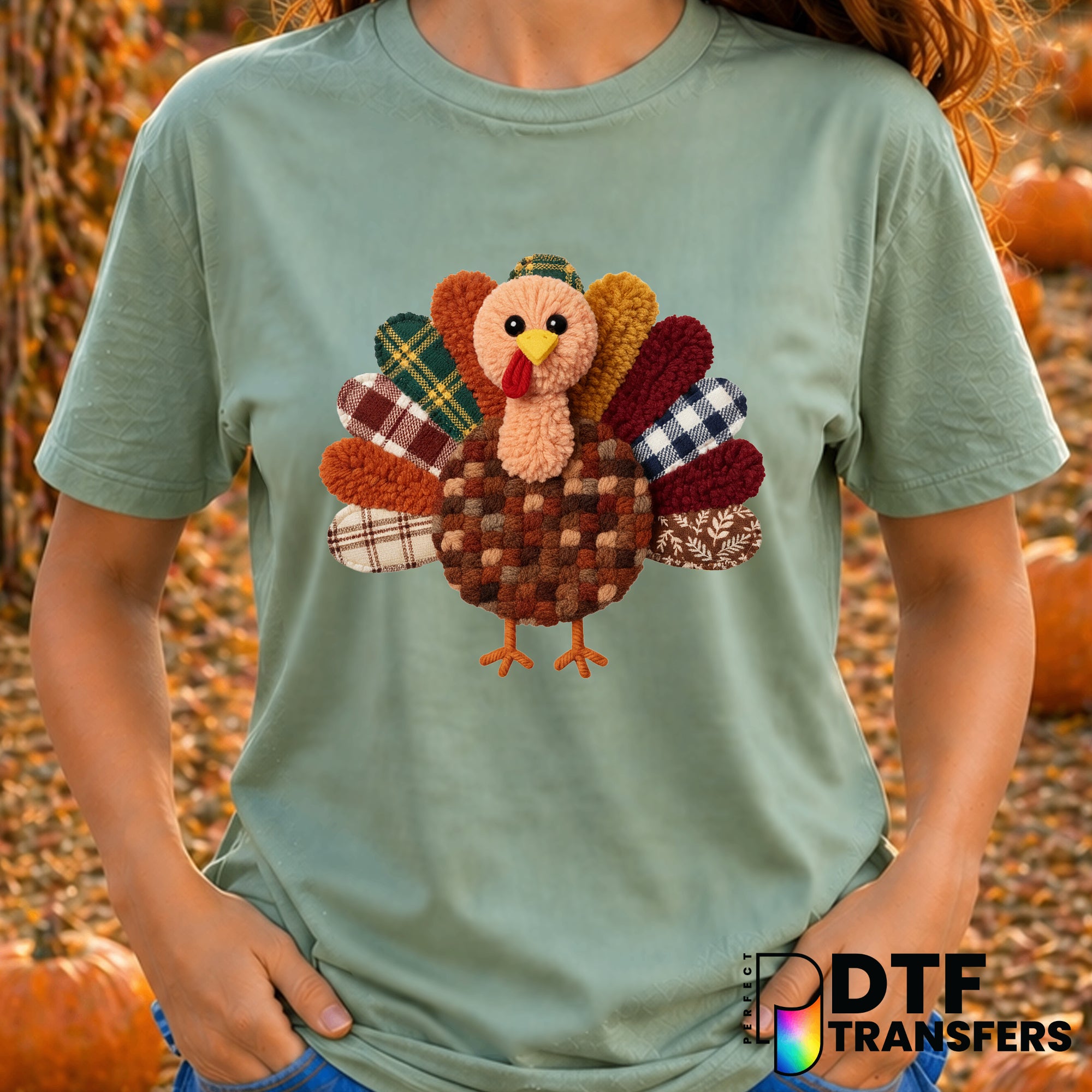 Cute Turkey – Thanksgiving DTF Transfer