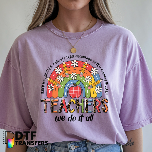 Teachers We Do It All – Teacher DTF Transfer