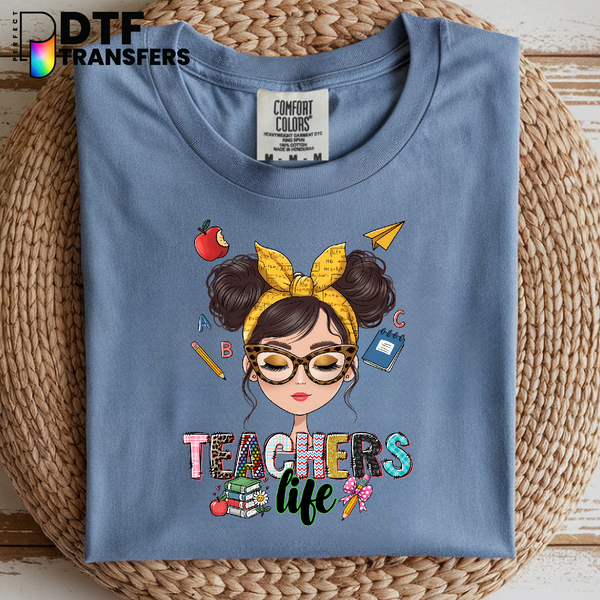 Love Teach Inspire – Teacher DTF Transfer