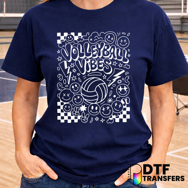 Volleyball Vibes – Volleyball DTF Transfer